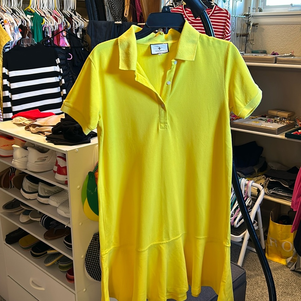 Tuckernuck May Yellow Polo Dress